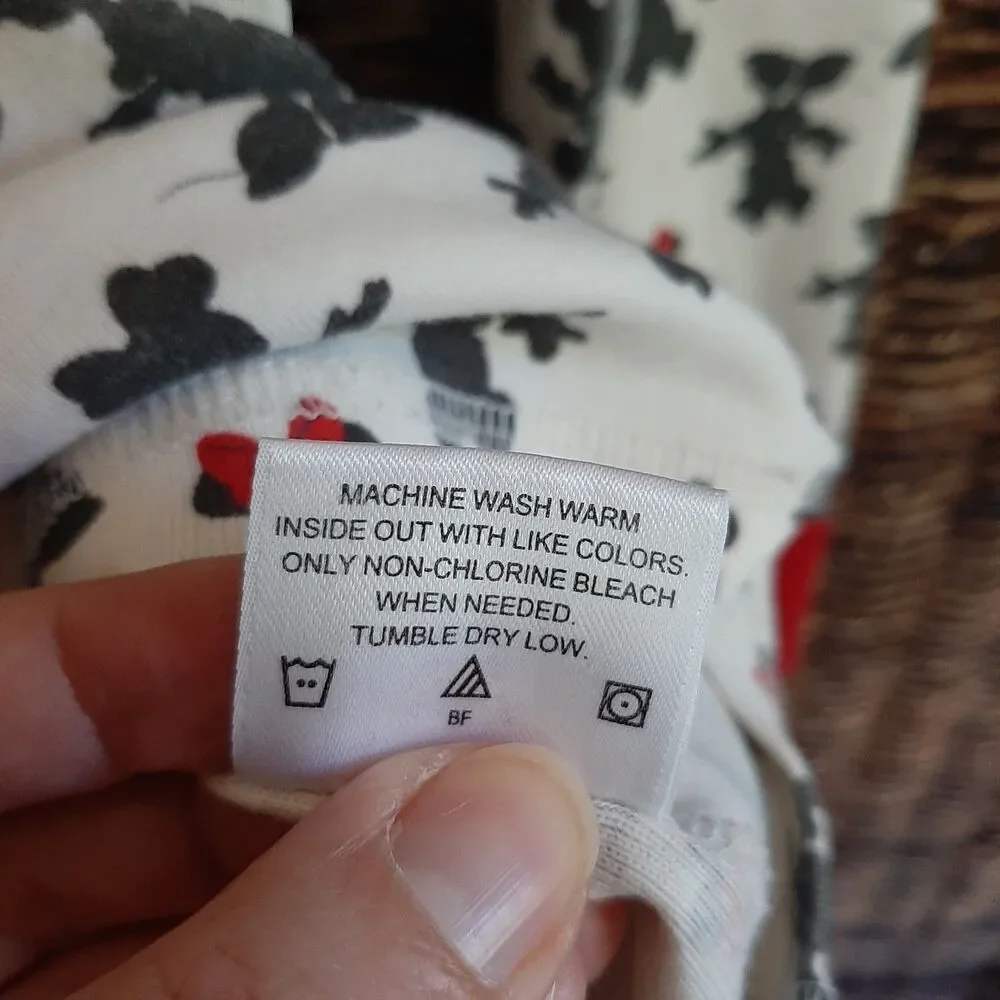 Hanna Andersson Disney Organic Cotton Minnie Mouse Women's Pajama Shirt Medium - Picture 6 of 6